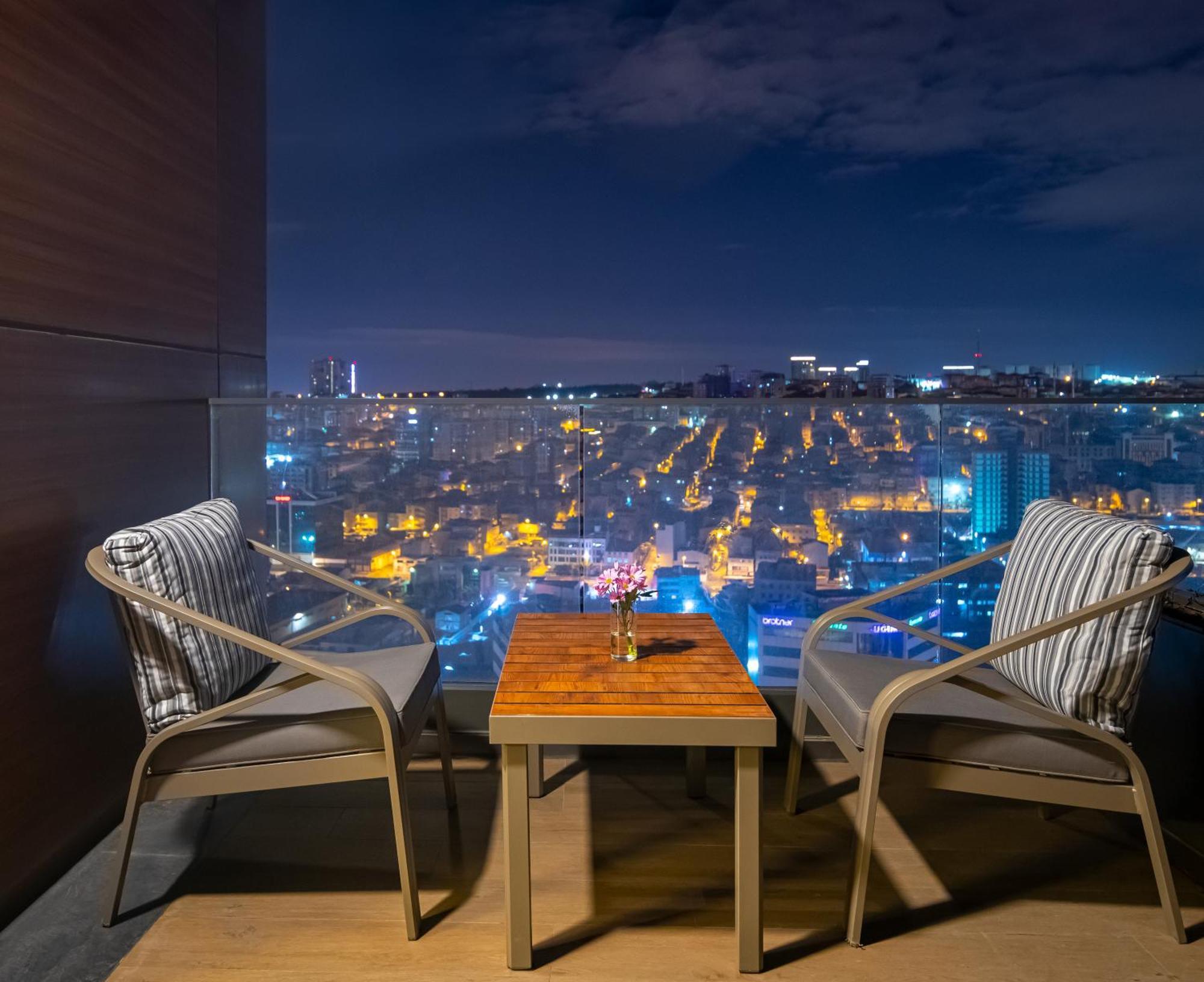 Movenpick Living Istanbul West Hotel Exterior photo View from the balcony of a suite